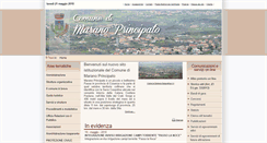 Desktop Screenshot of comune.maranoprincipato.cs.it