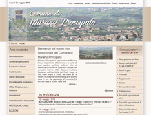 Tablet Screenshot of comune.maranoprincipato.cs.it